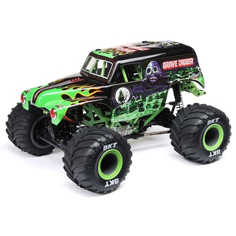 grave digger mini monster truck|losi 1 18 grave digger.